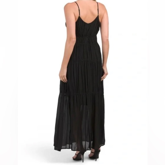 NWT YOUNG FABULOUS & BROKE Delphine Chiffon Maxi Dress - Picture 2 of 7